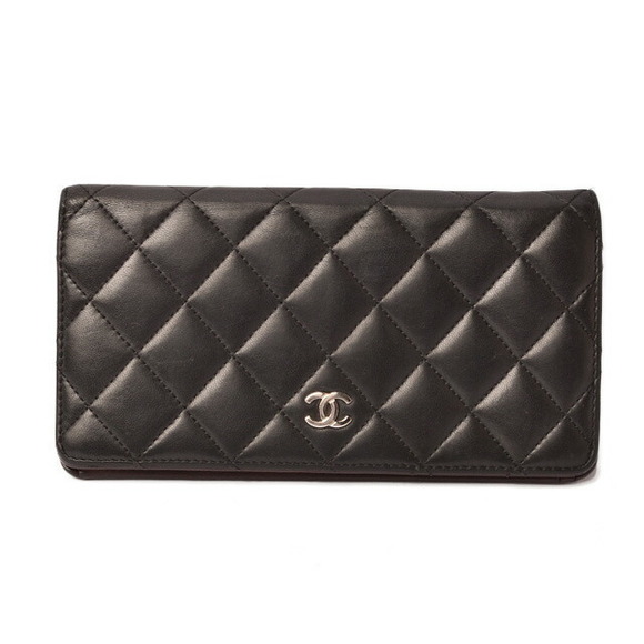Chanel Wallet Long Black Matelasse - Picture 1 of 1